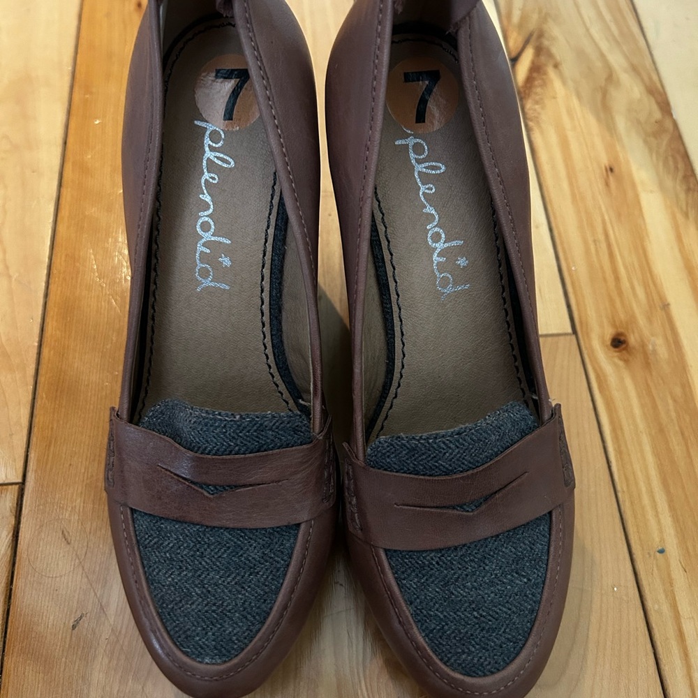 Splendid Women's Brown and Gray Loafers